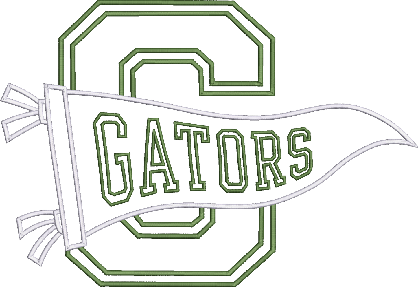 Gators Varsity Letter Pennant