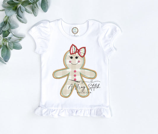 Satin Stitch Gingercutie Applique Design