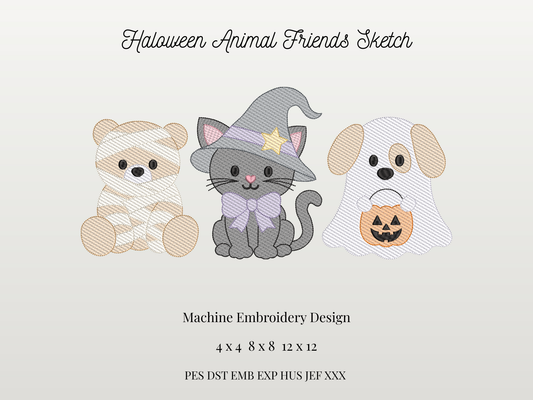 Trick or Treat Animal Friends