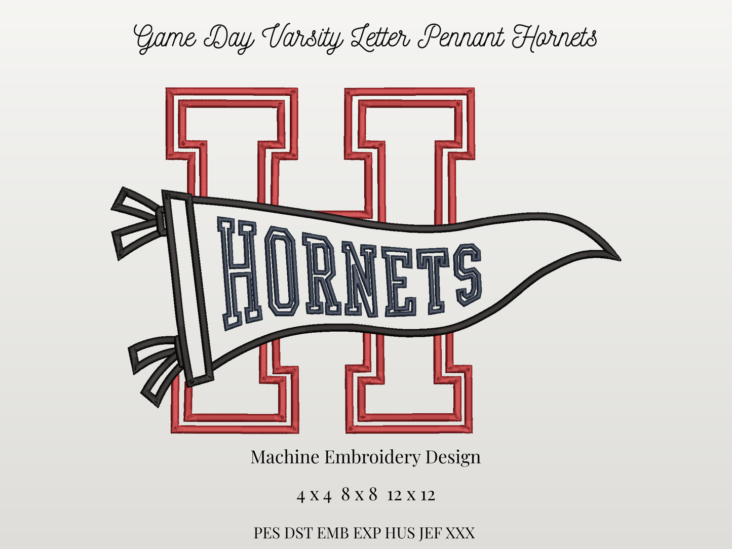 Hornets Varsity Letter Pennant
