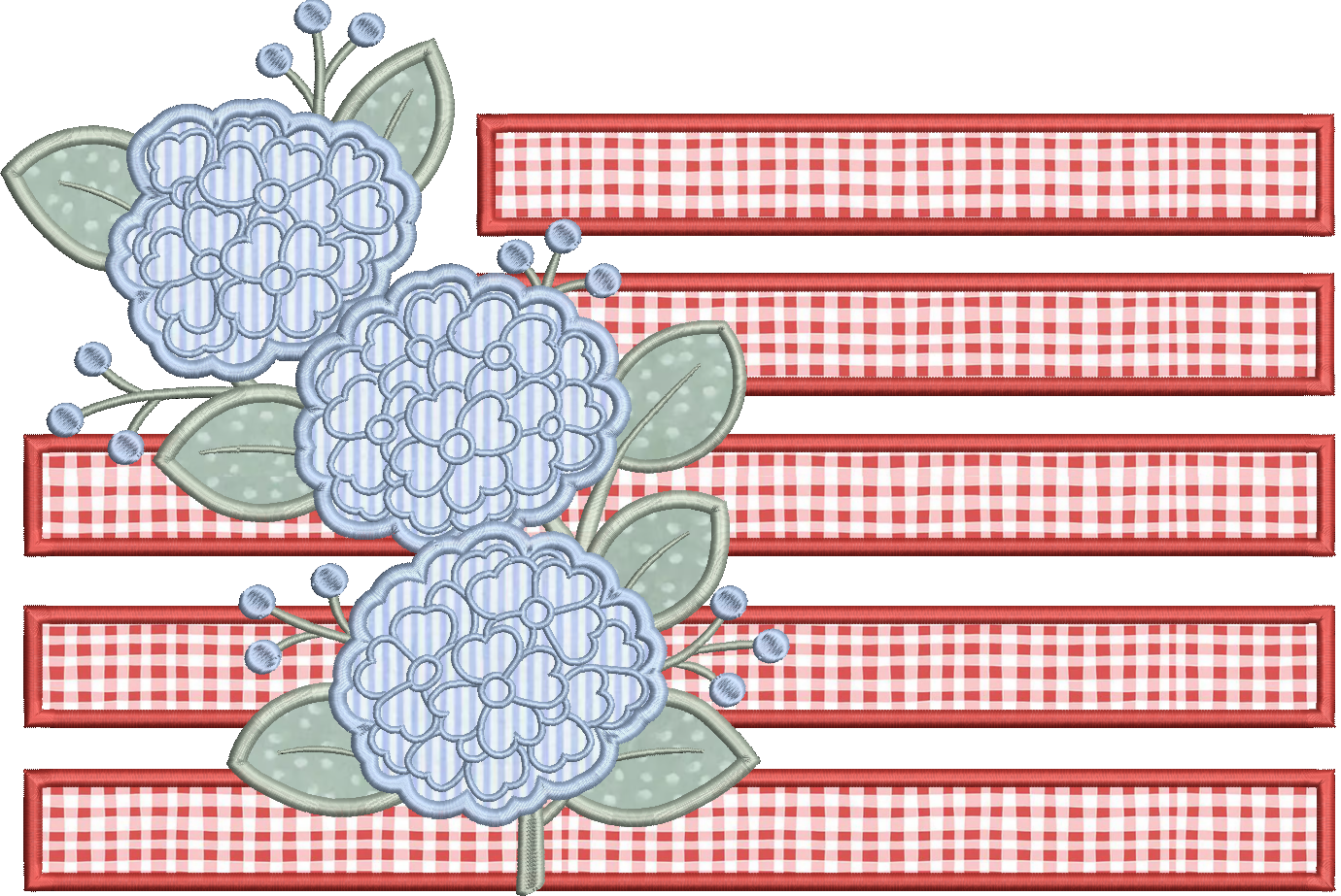 Hydrangea American Flag