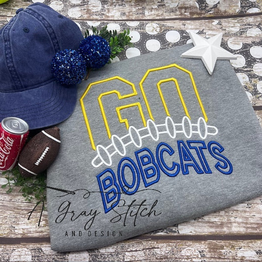 Puff Embroidery Football Laces GO