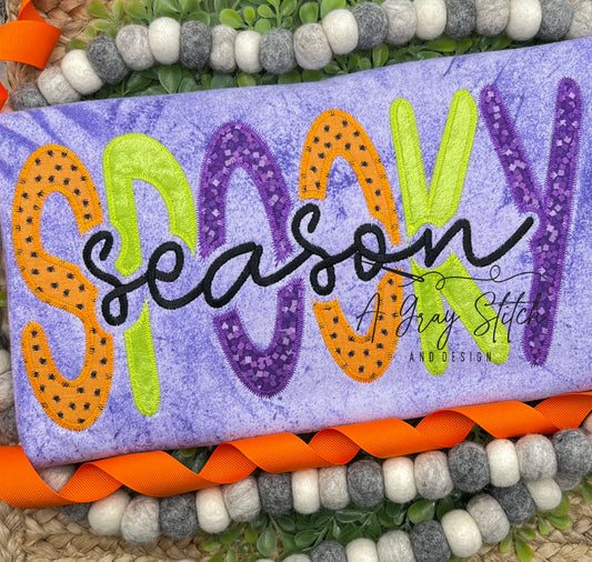 Spooky Season Applique Design