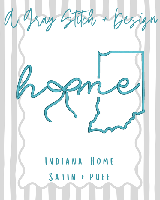 Indiana Home 3D Puff and Satin