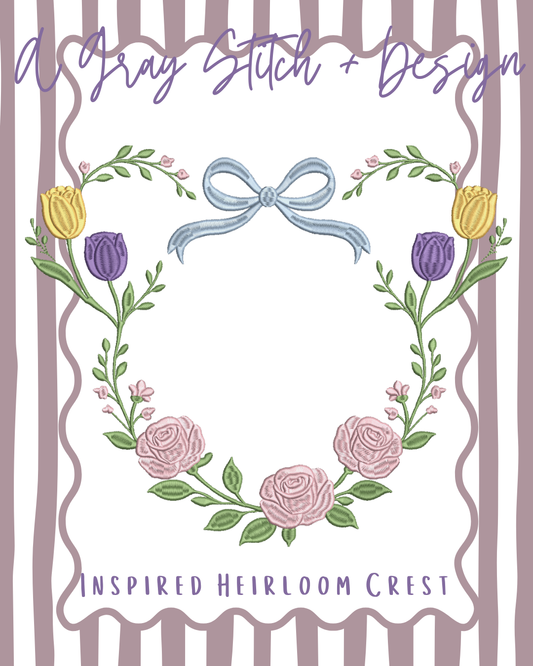 Inspired Floral Heirloom Crest