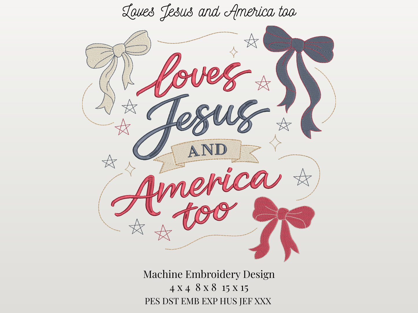Loves Jesus and America too