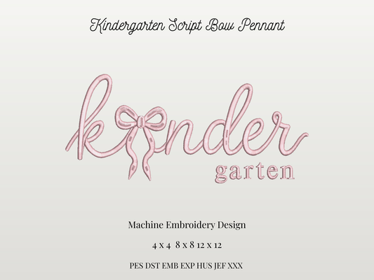 Kindergarten Script Bow
