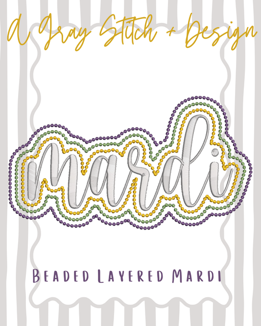 Layered Beaded Mardi