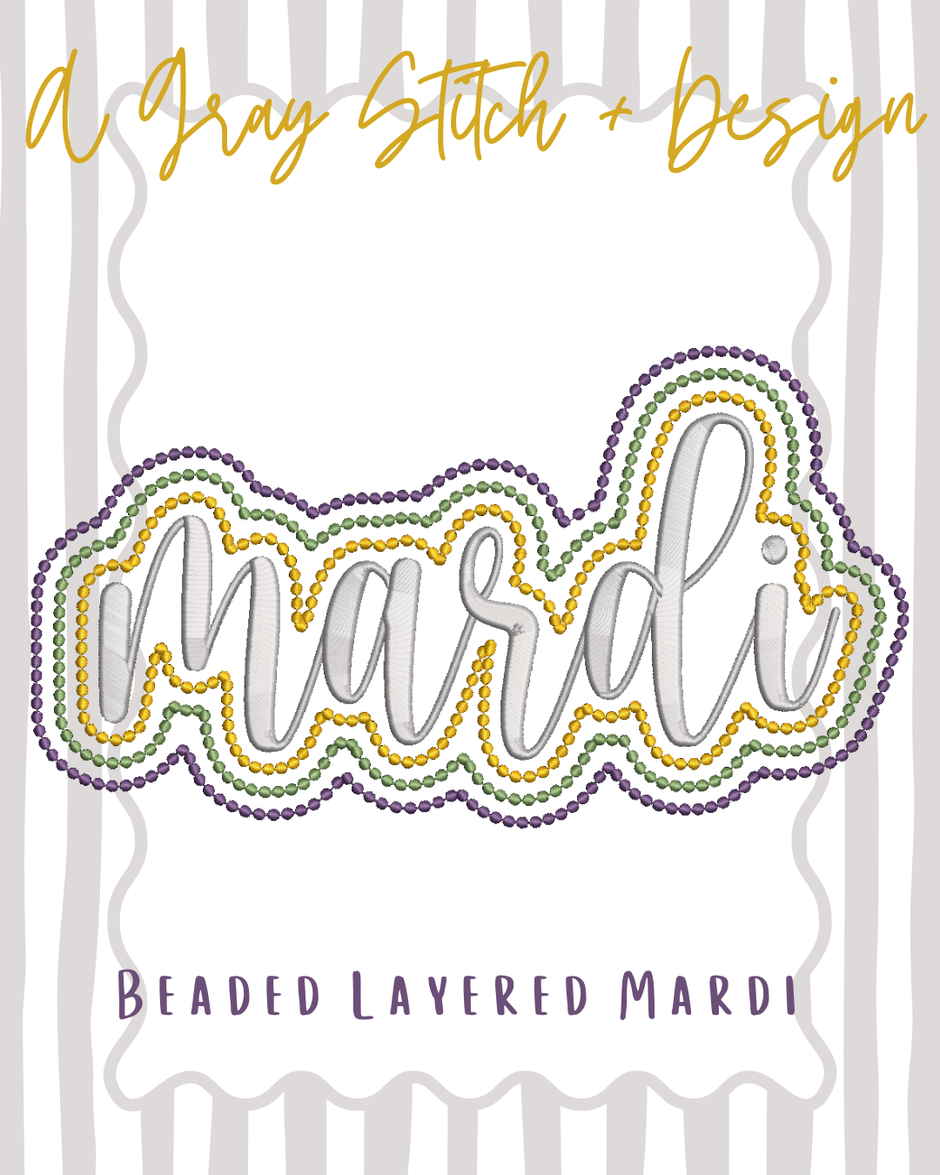 Mardi Gras – A Gray Stitch and Design