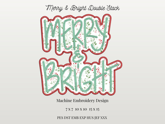 Merry & Bright Double Stack