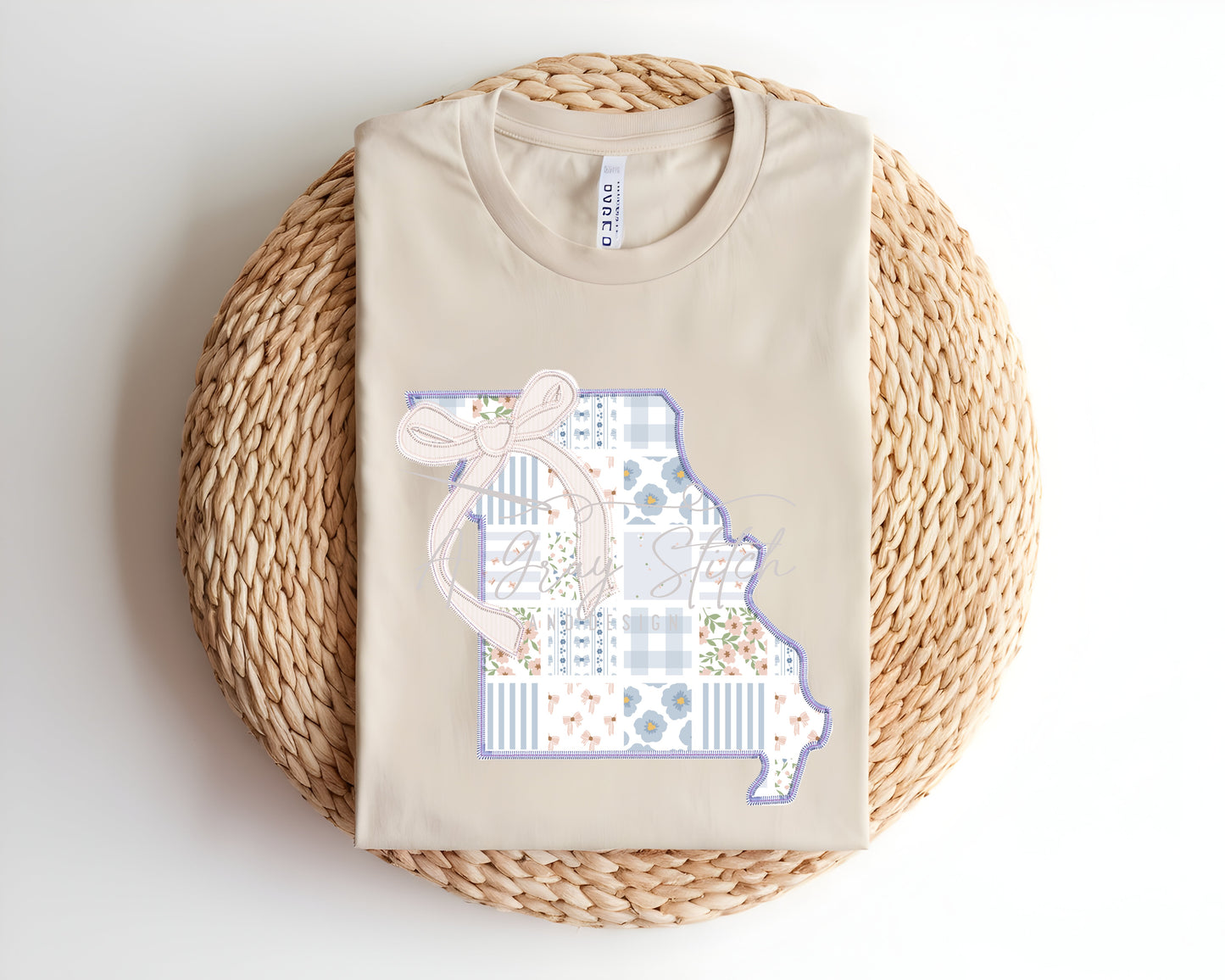 Zig Zag Stitch Coquette State of Missouri