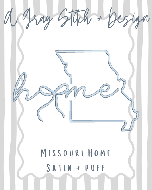 Missouri Home 3D Puff and Satin