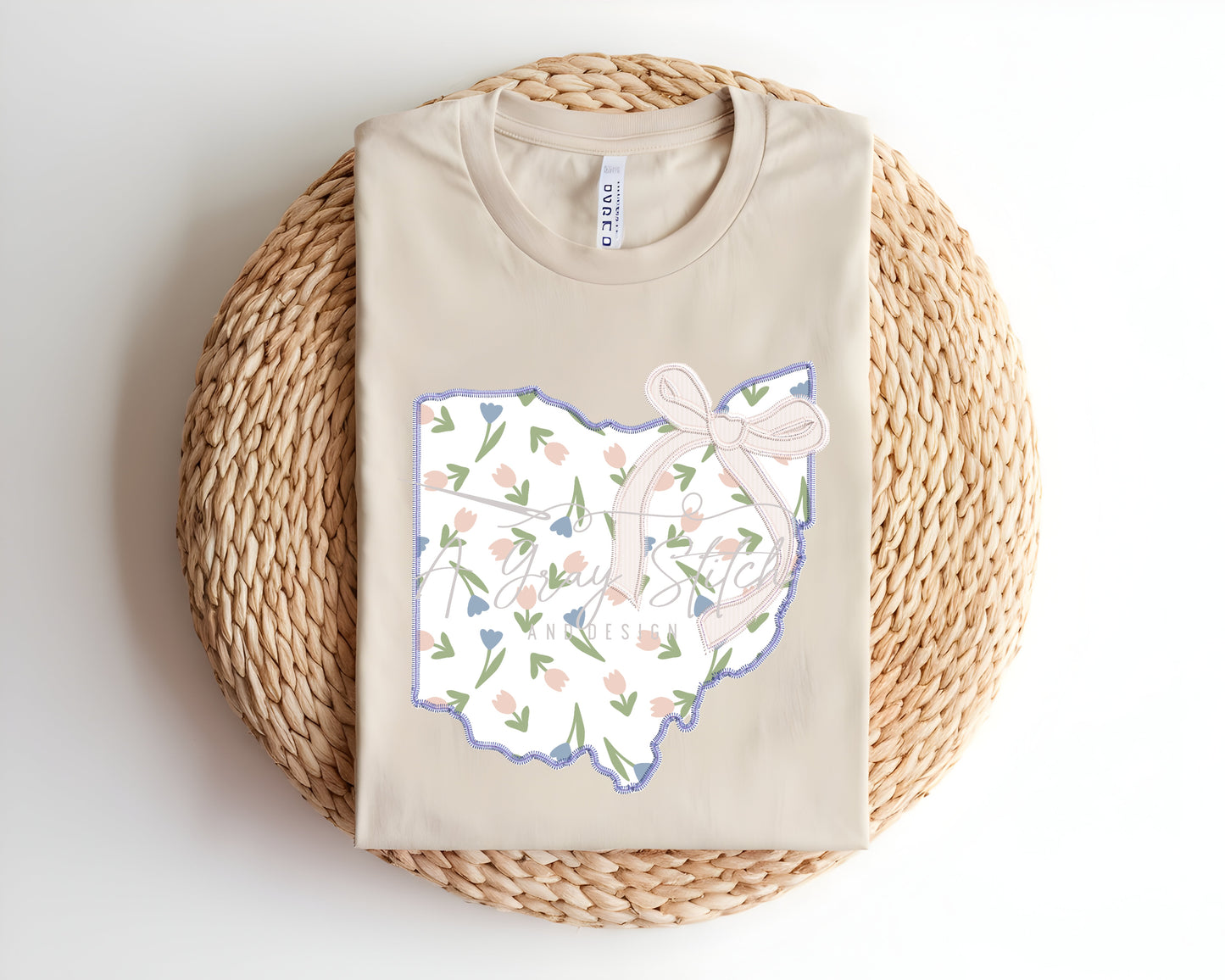 Zig Zag Stitch Coquette State of Ohio