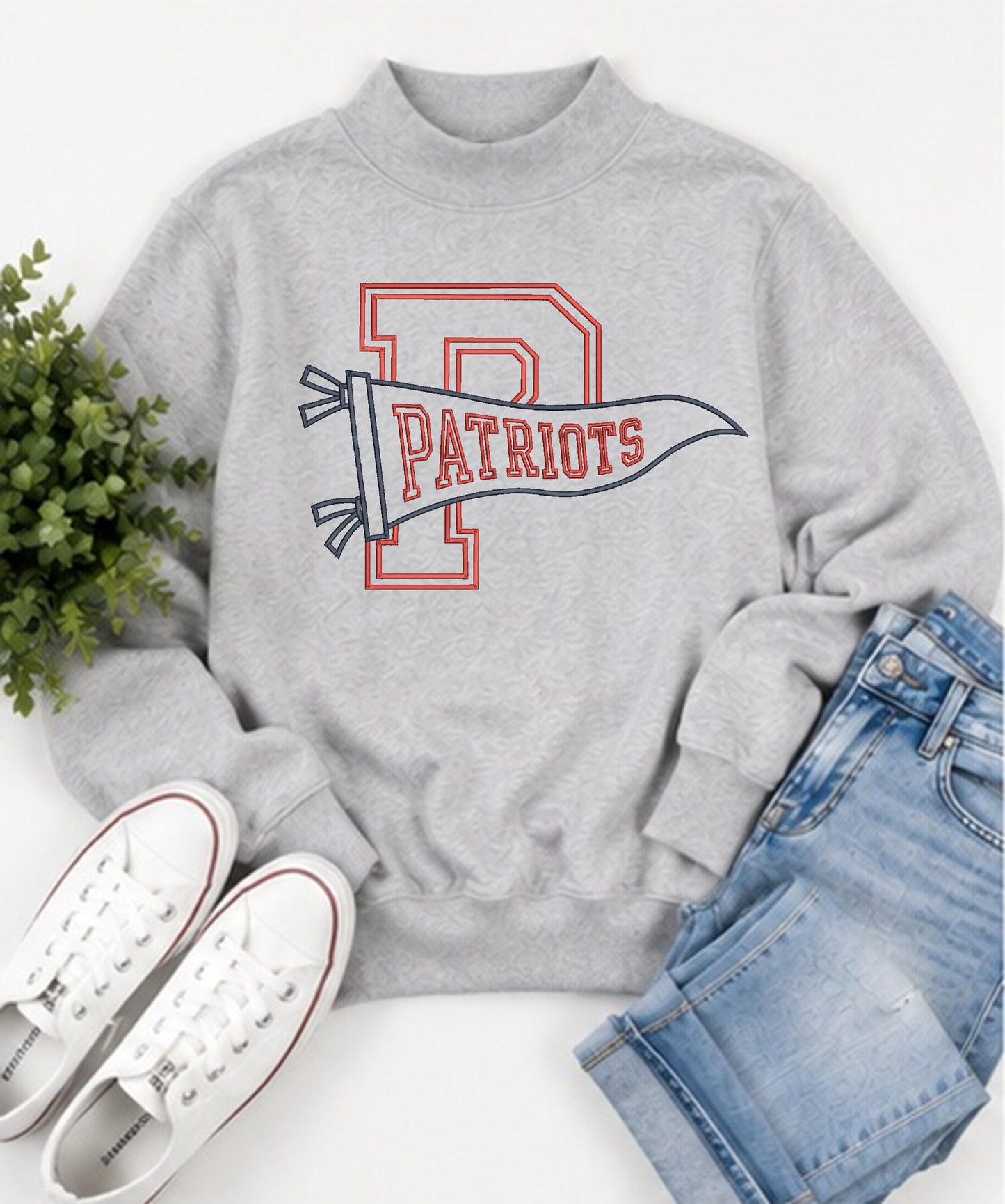 Patriots Varsity Letter Pennant