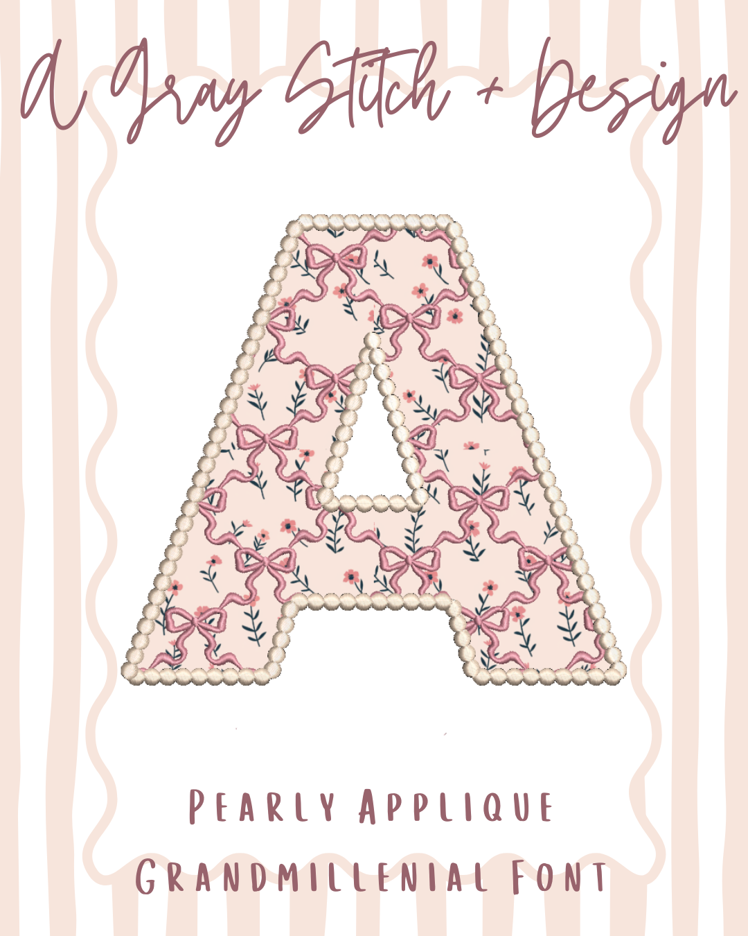Pearly Grandmillenial APPLIQUE