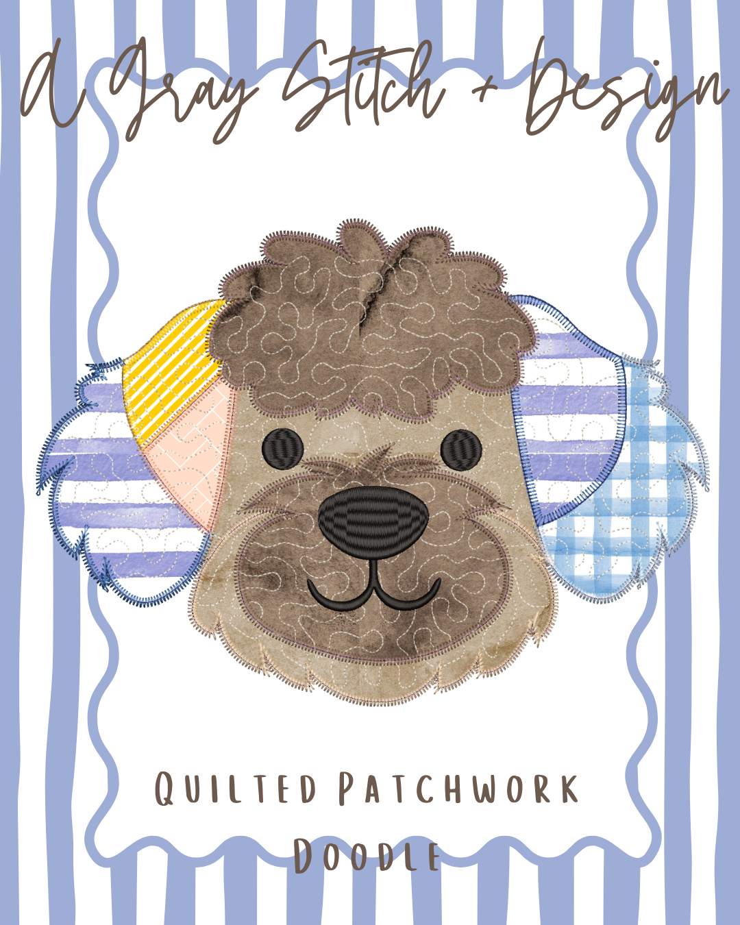 Quilted Patchwork Golden Doodle