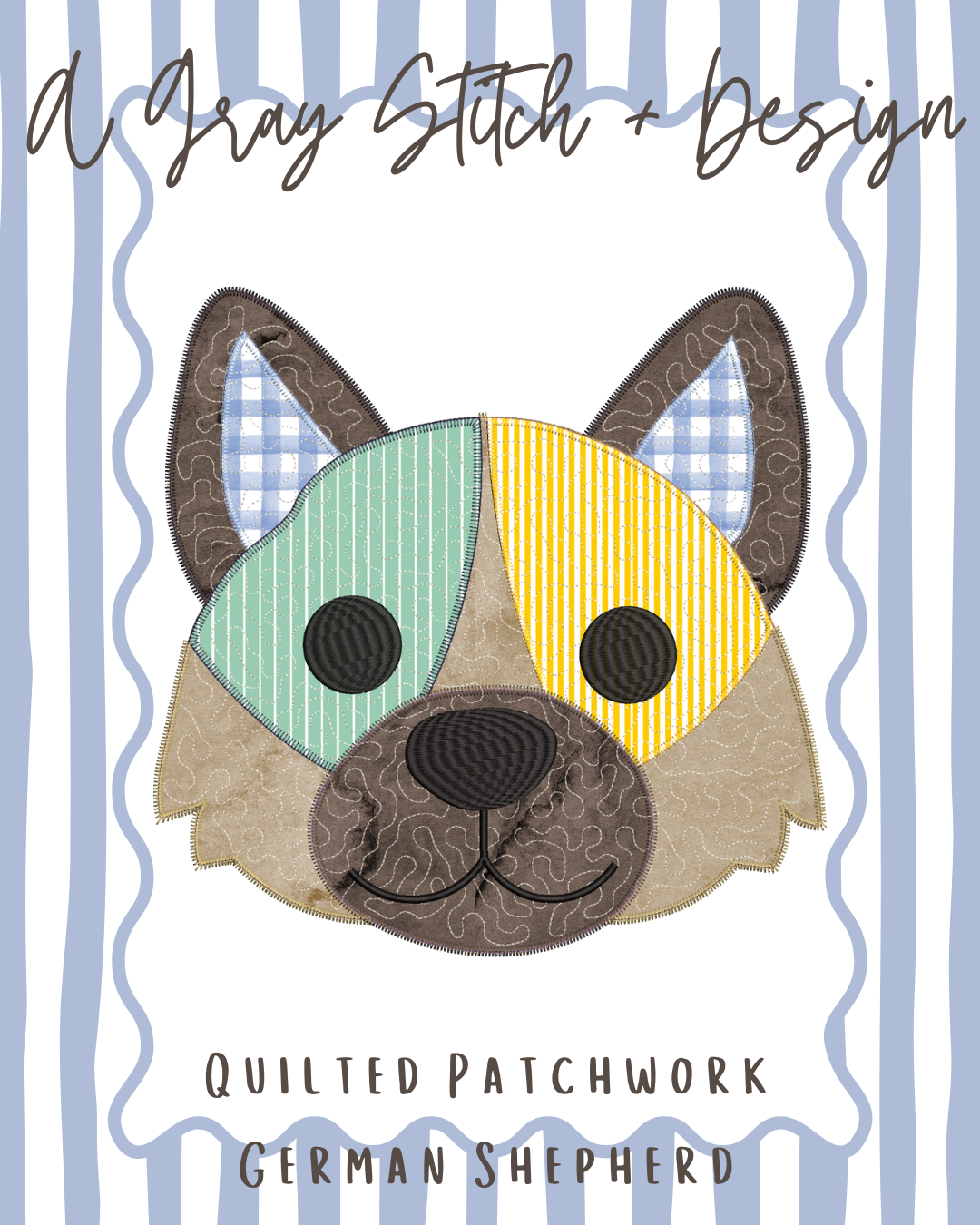 Quilted German Shepherd