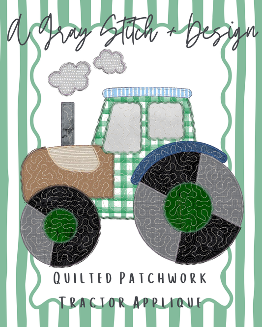 Quilted Patchwork Tractor