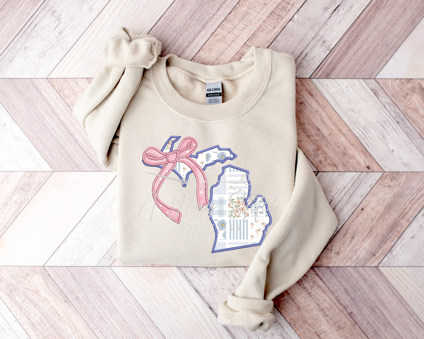 Satin Stitch Coquette State of Michigan