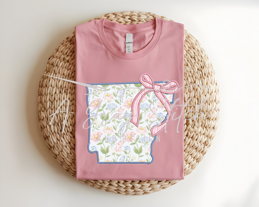 Satin Stitch Coquette State of Arkansas