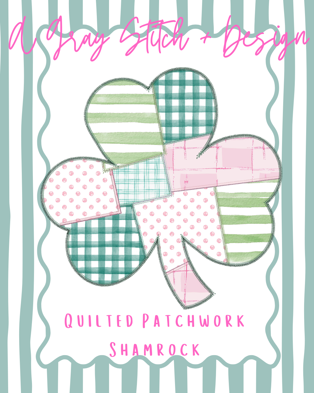 Patchwork Shamrock Applique