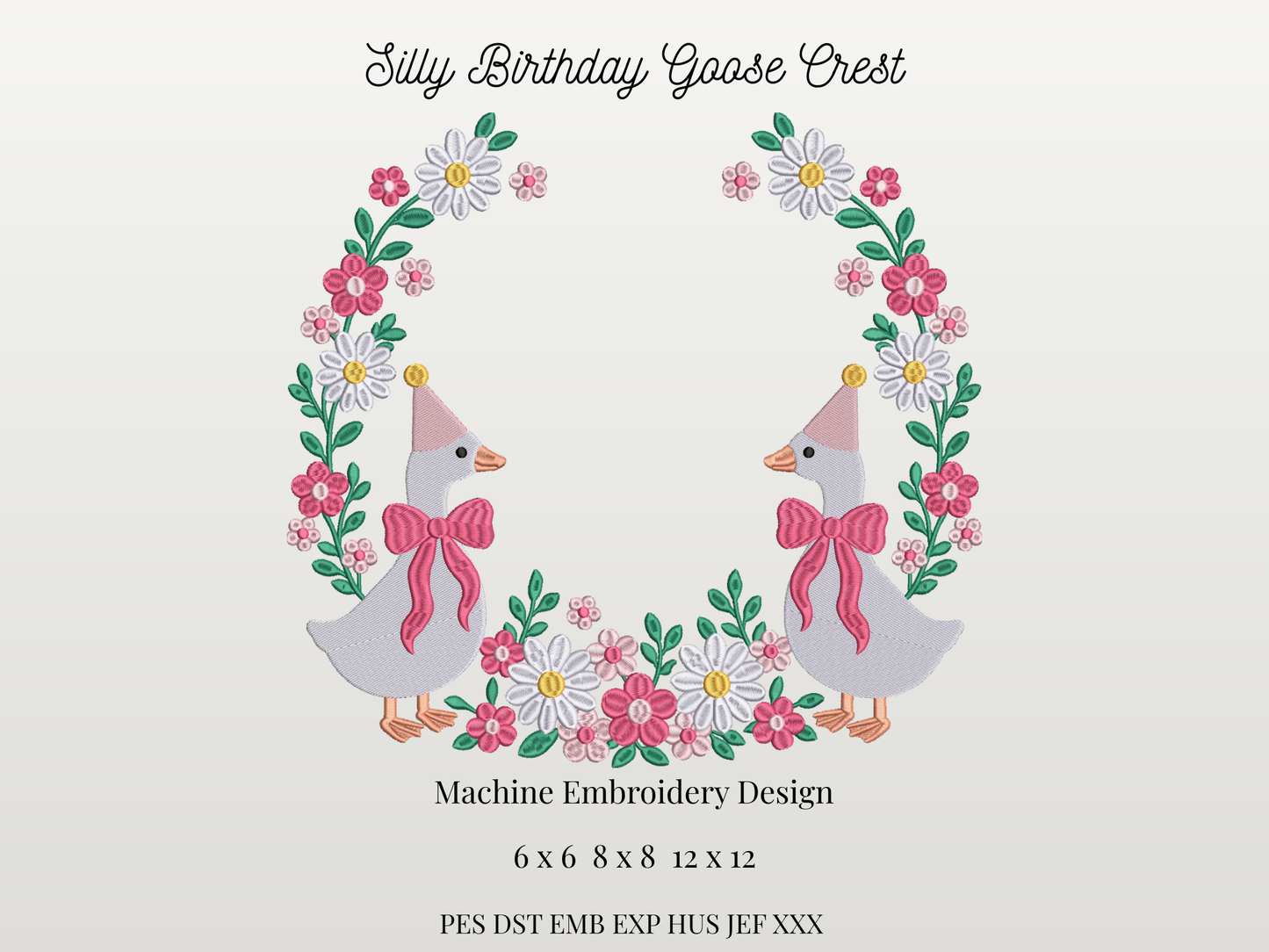 Silly Goose Birthday Crest