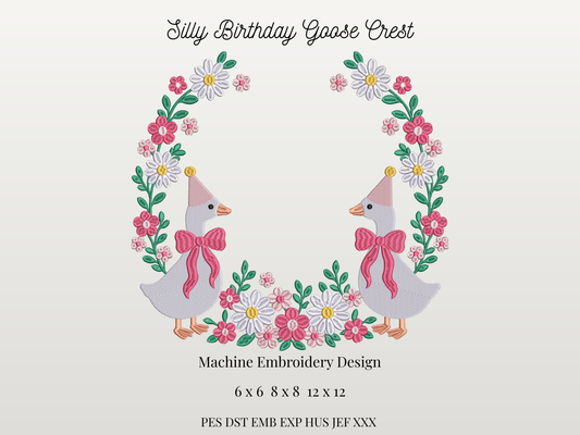 Silly Goose Birthday Crest