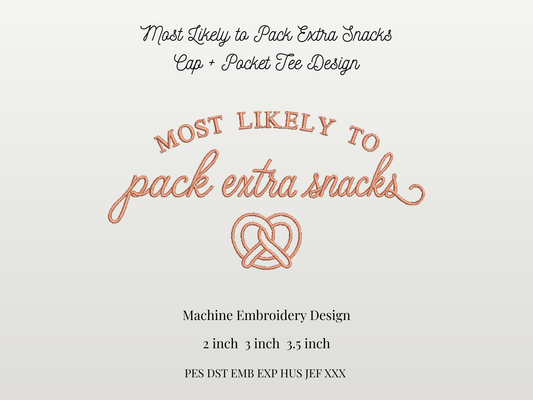 Most Likely to Pack Extra Snacks