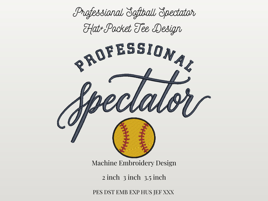 Professional Softball Spectator