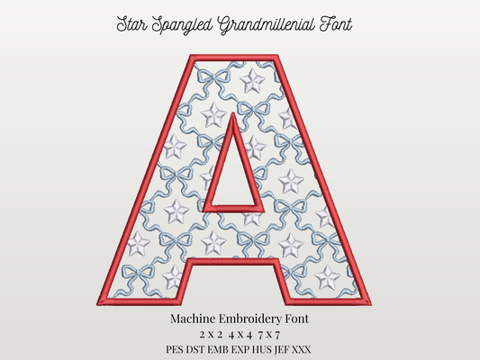 Star Spangled Grandmillenial Font
