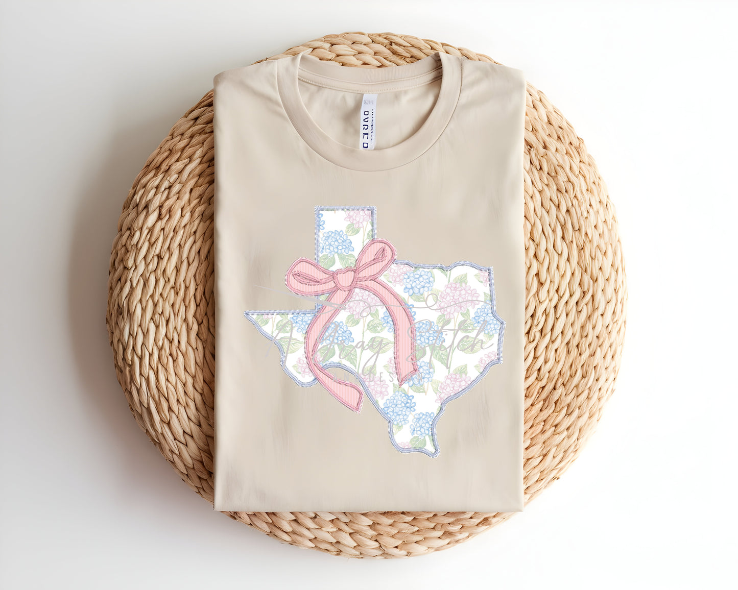 Zig Zag Stitch Coquette State of Texas