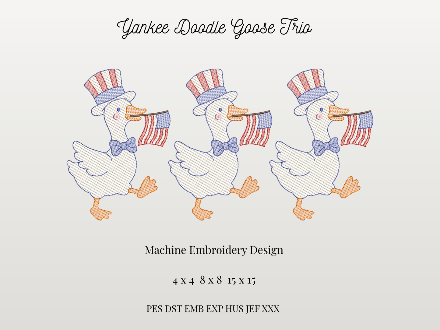 Star Spangled Goose Trio