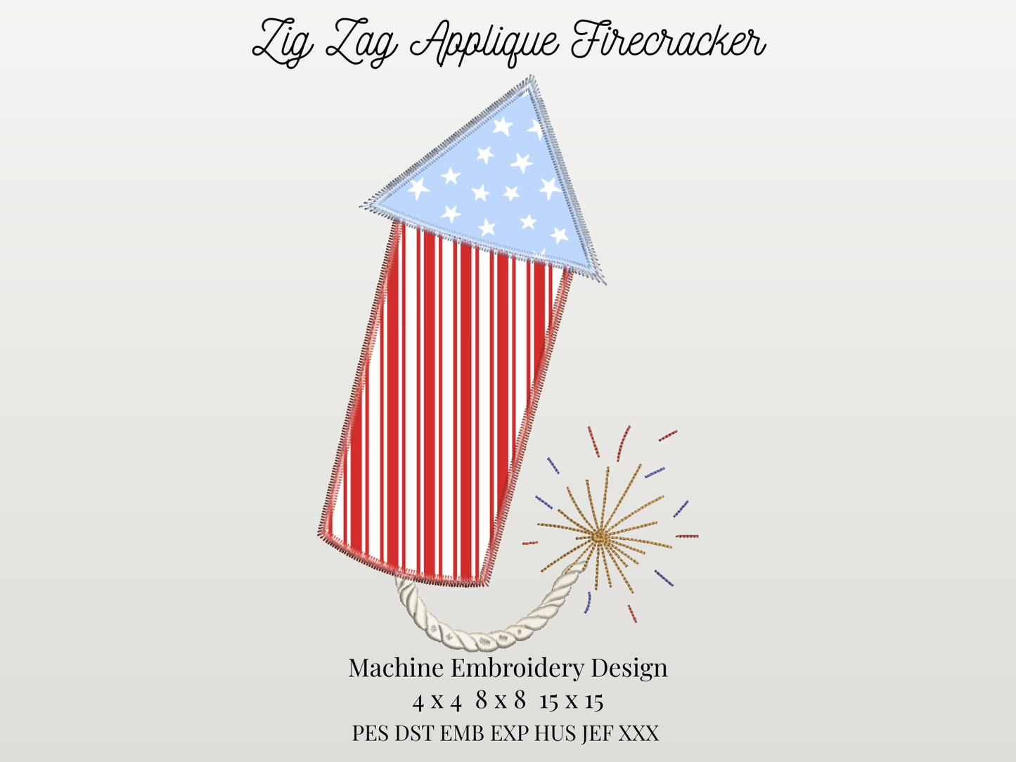 Firecracker Bow Zig Zag