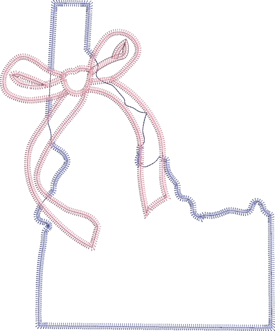 Zig Zag Stitch Coquette State of Idaho